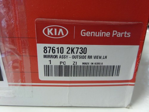 NUEVO ESPEJO RETROVISOR DE PUERTA ELÉCTRICO IZQUIERDO KIA SOUL 2008-2011 RHD IMPRIMADO - Imagen 6 de 6