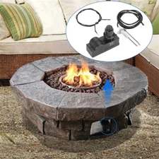 2 Outlets Push Button Ignition Switch Kit 150000 BTUs For Propane Heater Grill