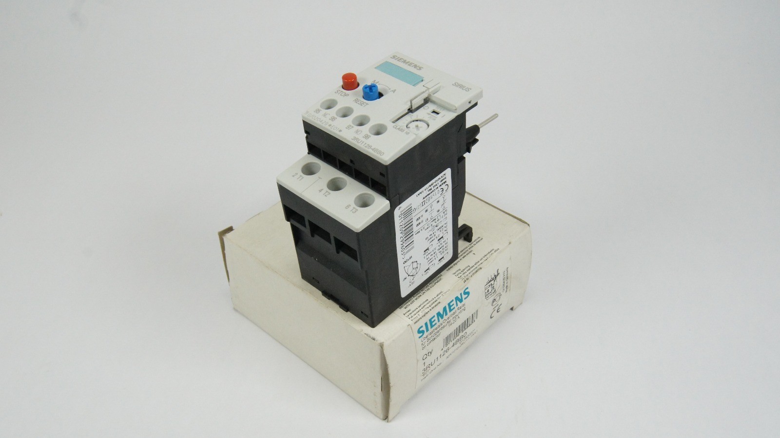 Siemens Overload (NUOVO) Relay 3RU1126 - 4BBO (14-20A) NEW (NUOVO) Overload 647605 Siemens Overload (NUOVO) Relay 3RU1126 - 4BBO (14-20A) NEW (NUOVO) Overload 647605