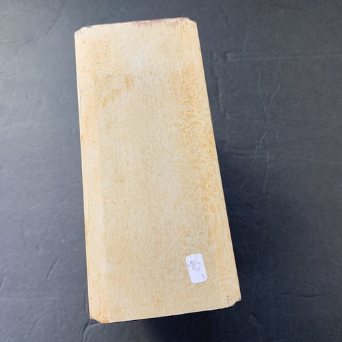 Porta tovaglioli in legno marrone multi dipinto a mano Tole Blues Malves Cottagecore fiore - Foto 6 di 7