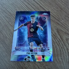 2024-25 Topps Chrome Uefa Club Competitions - Wonderkids Pau Victor #WK-6 (RC)