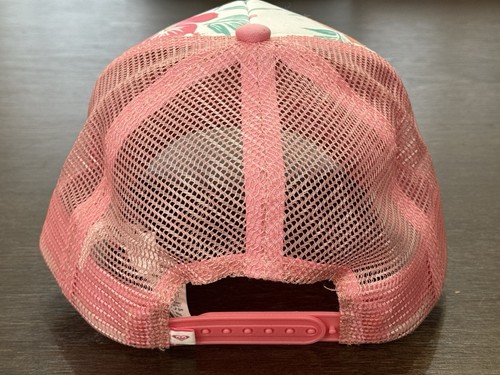 Roxy Girl Barbie Trucker Hat Mesh Cap Pink Floral OS Adjustable - Bild 6 von 7