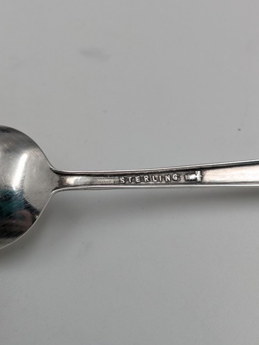 Navajo Indian Southwest Sterling Silver 925 Thunderbird Turquoise Souvenir Spoon - Picture 6 of 9