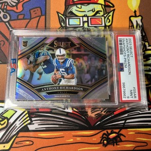 2023 Panini Select Anthony Richardson ROOKIE Snapshots Silver Prizm PSA 9 📈🔥🥵
