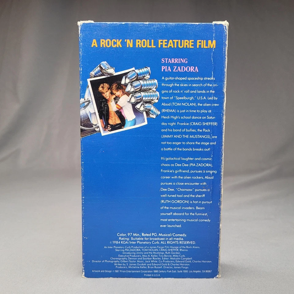 Voyage Of The Rock Aliens VHS 1984 Prism Pia Zadora Sci Fi Movie Rare Tested - Image 3 of 4