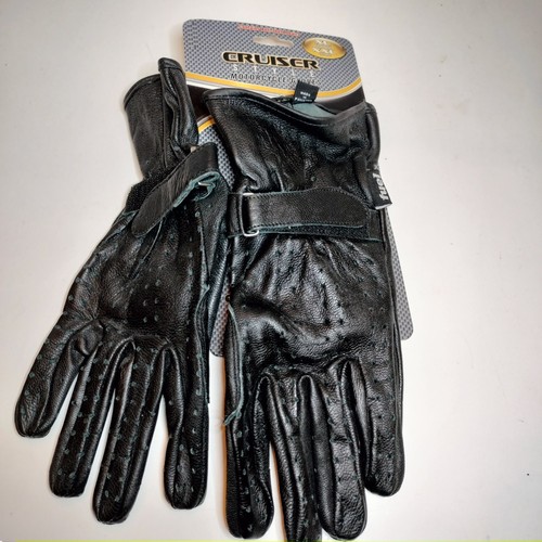 Davison Leder Herren Cruiser Motorrad Reithandschuhe Neu Mit Etikett. XL XXL