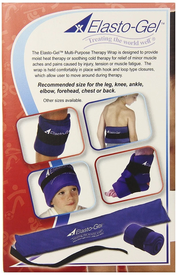 Gel elasto, envoltura caliente/frío, 6 X 16 Foto 3 de 3
