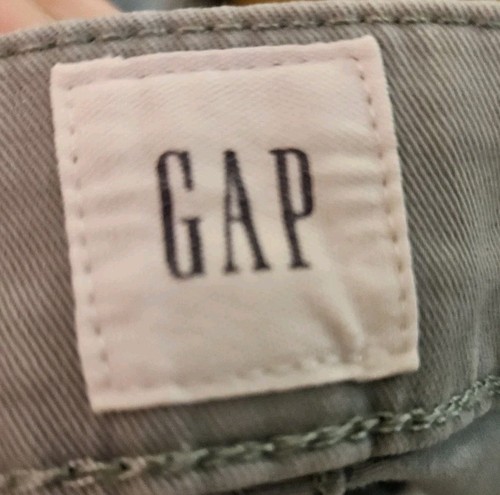 Gap, Mens Shorts, Essential Khaki 10” Sage Green, Mint, Khaki Chinos, Size 36 - Picture 4 of 4