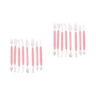 2 stücke 8-in-1 kuchen dekorieren sugarcraft modelling skulpting tools kit