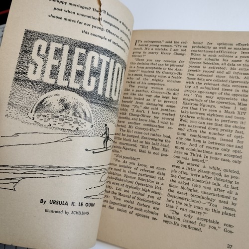 (2) Ursula K. Le Guin Vintage ERSTAUNLICHE GESCHICHTEN Science Fiction Zeitschriften 1964 - Bild 11 von 20