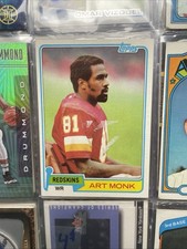 Art Monk 1981 Topps Rookie #194