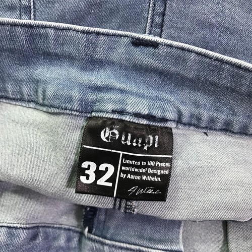 Guapi Jeans Uomo 32 Blu Distressed Svasato Edizione Limitata 39/100 Designer Denim - Foto 10 di 12