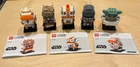 LEGO Star Wars Brickheadz Mandalorian, Luke Skywalker, Comd Cody, Tusken Raider.