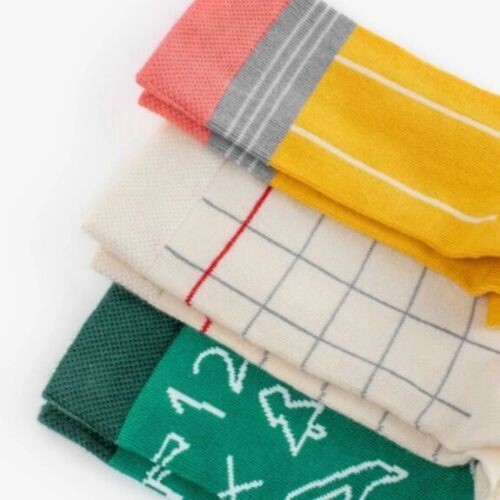 Dodo Toddler Unisex Cotton Back to school 3-pk Crew Socks Kids Size 2-3 years - Picture 3 of 3