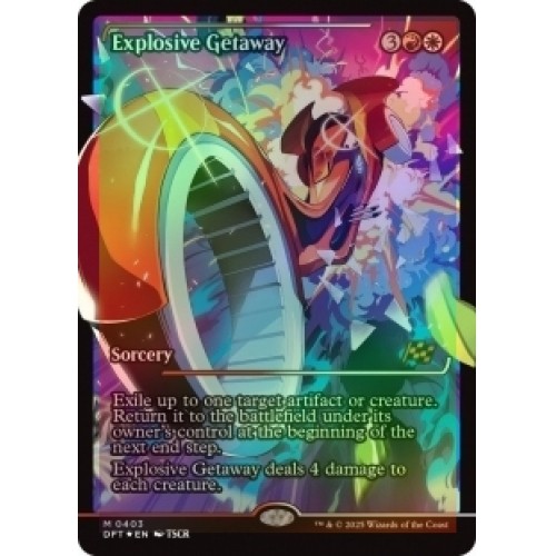 Foil Explosive Getaway (showcase) X4 M/NM Magic: The Gathering MTG Aetherdrift - Picture 1 of 1