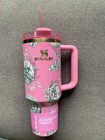 Wicked Stanley Cup 40 oz Pink FlowState Quencher Tumbler