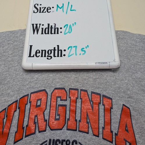 VTG UVA Virginia Cavaliers Football Sugar Bowl 1991 Single Stitch Shirt Medium - Picture 4 of 6