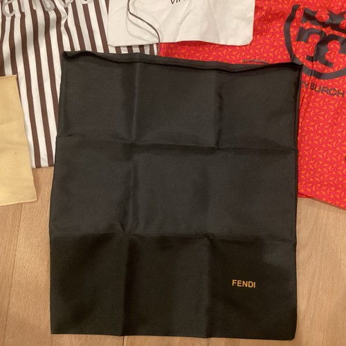 Lot 12 Designer Dust Bags LV Bodhi Fendi Bendel Burch Mulberry Vince Hermes More - Picture 9 of 9