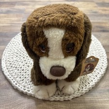 Russ Baxter Basset Hound Puppy Dog Plush Stuffed Animal 8  Vintage 80s with TAG