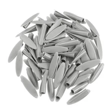 150Pcs 9mm Plastic Pocket Hole Plugs Slant Hole Caps for Wood Working, Grey
