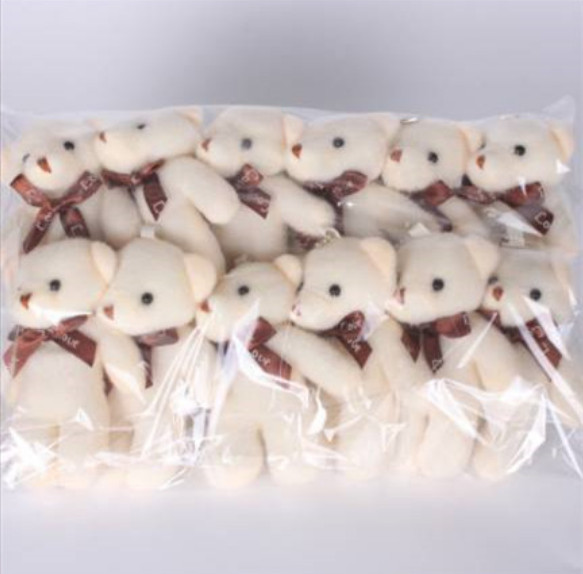 Hot 10Pcs/Lot 4.7 inchs Teddy Bear Dolls Small Gift for Party Wedding With