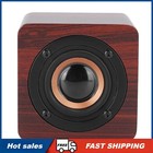 Compact Bluetooth Wooden Speaker 3W Wireless Portable Outdoor Sound Device