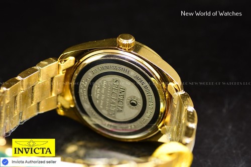 Invicta Men's Specialty Japanese Chronograph Quartz Stainless Steel Gold Watch - Picture 8 of 8