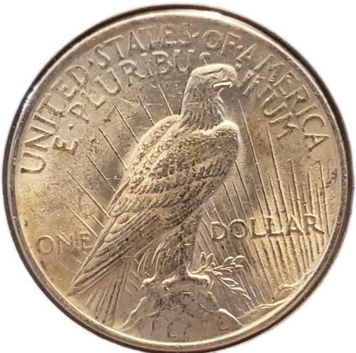 1923 peace dollar BU - Picture 2 of 3
