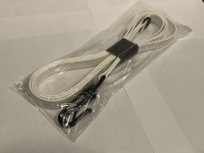 Impact Odor Free Biothane 5ft Dog Leash WHITE 5/8