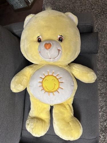 "Jumbo de peluche de 25"" Care Bears Funshine Bear amarillo sol vintage" - Imagen 5 de 14
