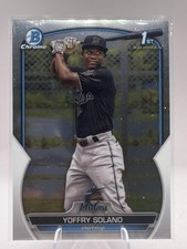 2023 Bowman #BCP-72 Yoffry Solano Chrome Prospects