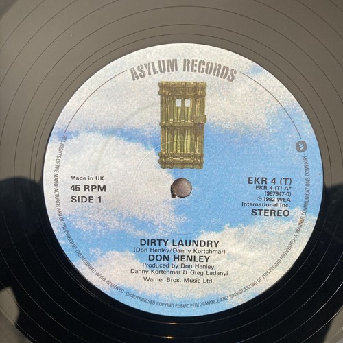 DON HENLEY - DIRTY LAUNDRY - 12" SINGLE ASYLUM 1982 VINYL RECORD - Bild 4 von 6