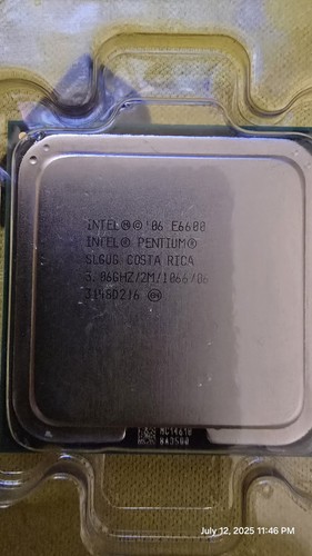INTEL E6600 INTEL PENTIUM SLGUG COSTA RICA 3.06 GHZ/2M/1066/06 CPU PROCESSOR - Picture 1 of 3