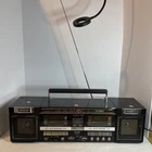 VTG JVC PC-W88J Portable Radio Boombox AM/FM dual Cassette Recorder-Works!!!