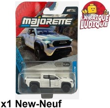 Majorette Showroom Premium Cars 4x4 Toyota TACOMA Trd Pro Blanco Volquete Nuevo