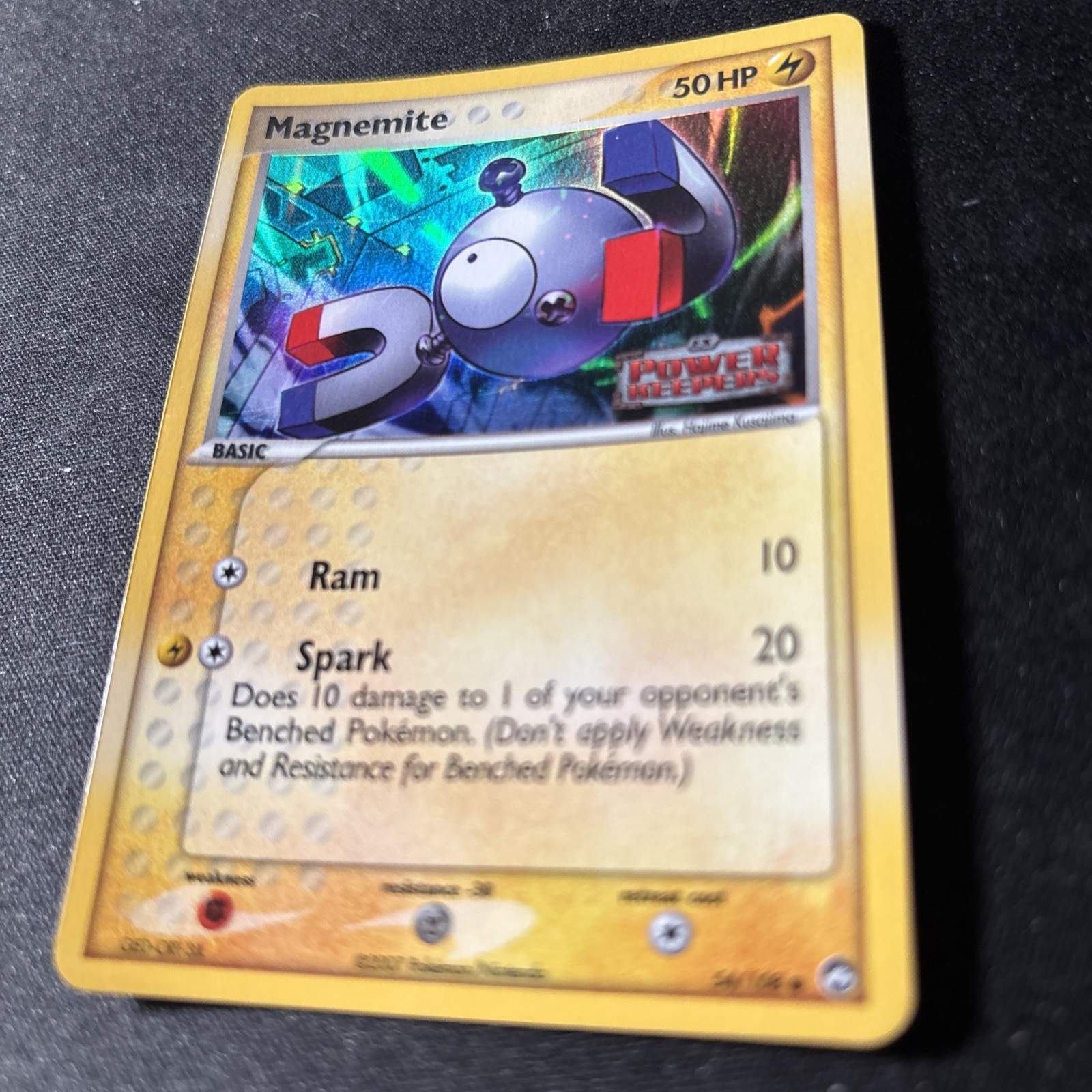 Magnemite 54/108 EX Power Keepers Reverse Holo Stamped Vintage Pokemon TCG LP