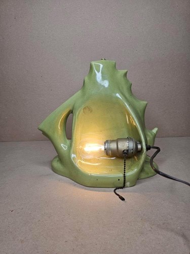 Vintage Mid Century Modern Sailing Ship Lamp 10"H X 10.5"W X 5"D Ceramic - Picture 2 of 6