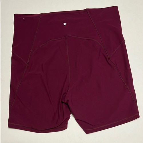 OLD NAVY Purple Maroon Extra High-Rise Powerlite Bike Shorts 6" Inseam 2X - Picture 4 of 7