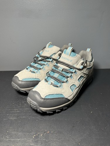 BEARPAW® Ridgewood Suede Hiker Boot NWT NeverWet™ Technology Lunar Rock Size 8 - Picture 4 of 9