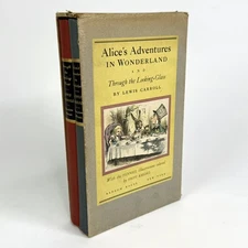 1946 Lewis Carroll Alice's Adventures In Wonderland & Through The Looking Glass