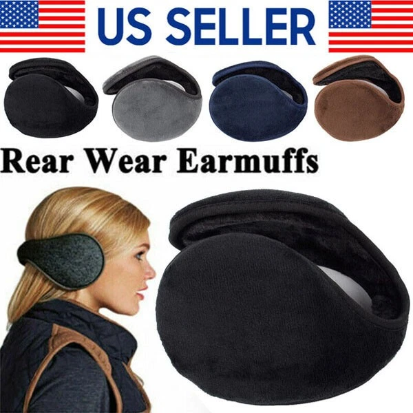 Orejeras De Felpa Suave Para Hombre Y Mujer, Calentador De Orejas Cálido Para Invierno, Color