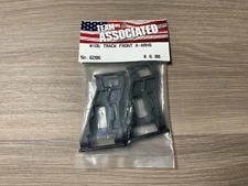 Vintage Team Associated 6206 Front Wide Track Suspension Arms Black RC10 Worlds