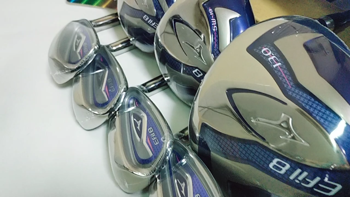 Mizuno EFIL-8 Ladies 8pc Golf Club Set Driver FW UT Irons Putter