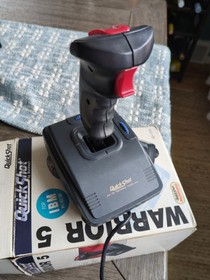 IBM Quick Shot WARRIOR 5 Deluxe Analog Joystick QS-123A Used