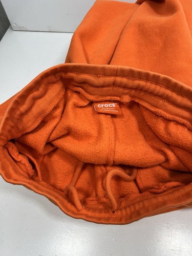 Anwar Carrots x Crocs Men’s Fleece Jogger Sweats Orange Size M Tapered - Picture 6 of 10