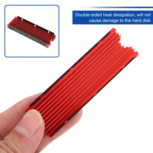 1 Set Copper Heating Sink .2. 2280 SSD Cooling Fin Radiator Cooling Fin Supply - Afbeelding 9 van 12