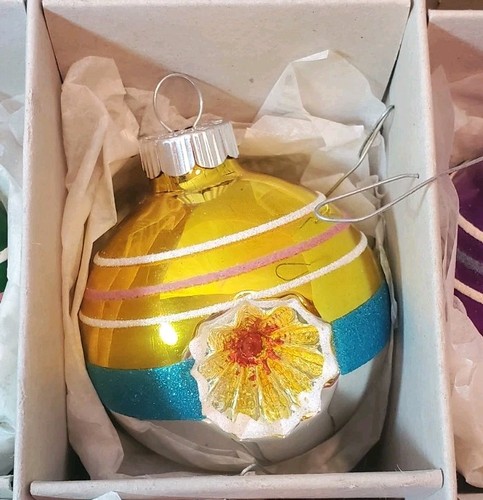 Christopher Radko Brillante Brite Adornos de Navidad Vintage Americano Años 40 Diseño - Imagen 8 de 15