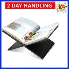 Book Stand Book Holder for Display Reading Textbook Holder Open Display Stand...