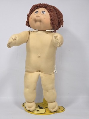 VTG 1984 Jesmar Spain Cabbage Patch Auburn Hair Brown Eyes Dimples HM2