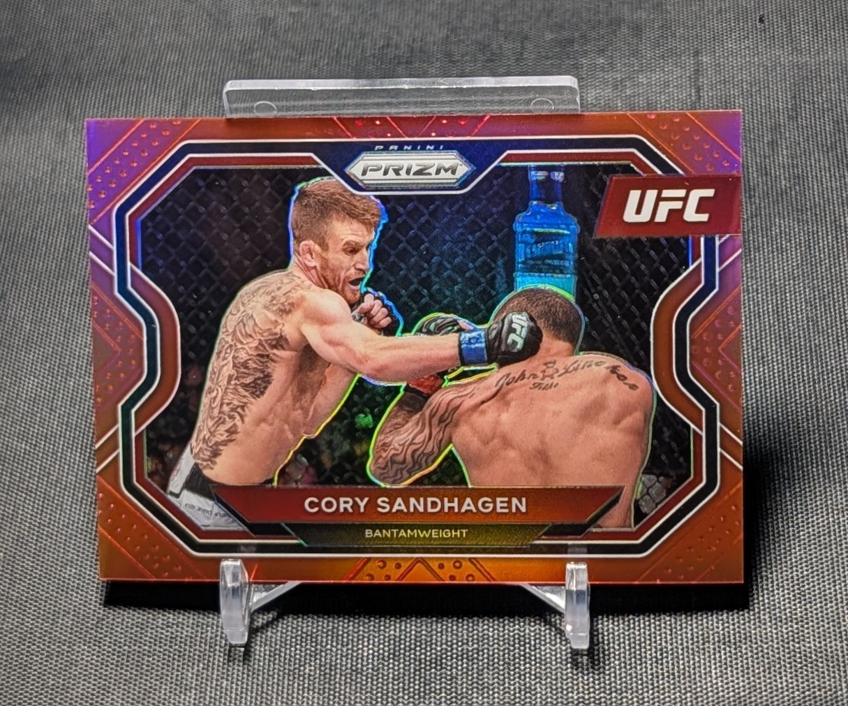 Cory Sandhagen Red Prizm Holo /275 2021 Panini Prizm UFC Card #126